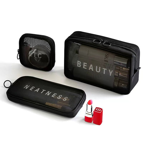 a whole high-quality cosmetic bag set.