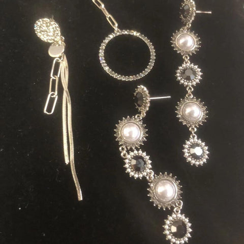 Different styles of earring sets